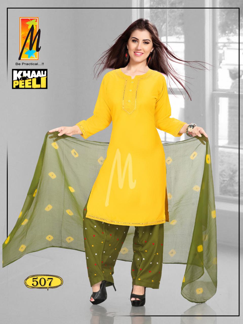 Master Khali Peeli Latest Fancy Designer Rayon Readymade Dress Collection